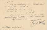 1896-1928 - Briefpost notaris Bloem
