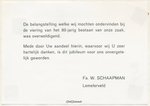 1965 - 80-jarig jubileum Schaapman